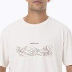 Polera Manga Corta Hombre Edeus Blanco Merrell
