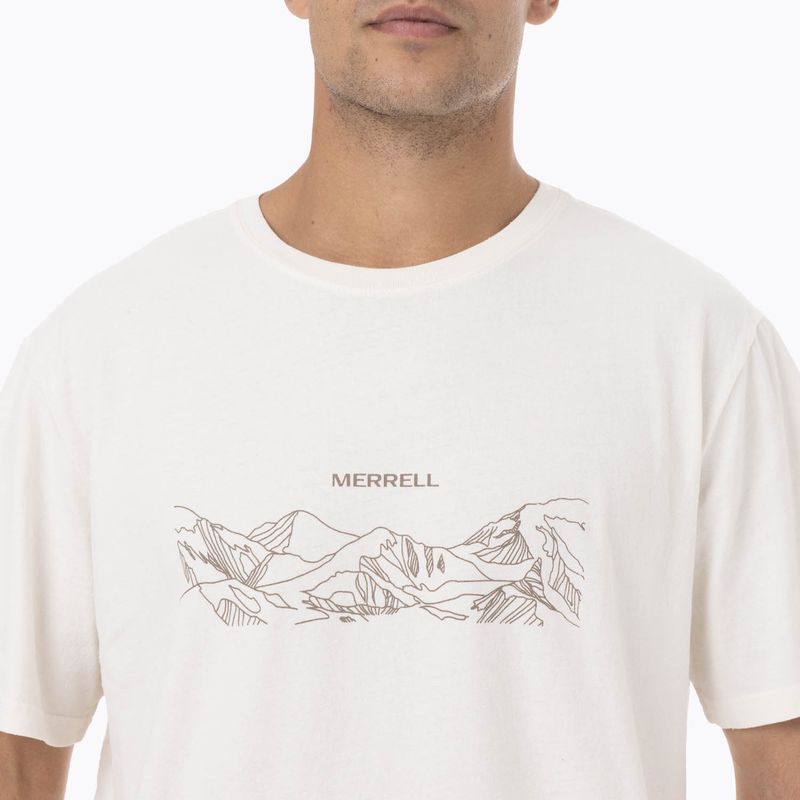 Polera Manga Corta Hombre Edeus Blanco Merrell
