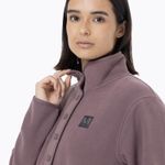 Polar Mujer Deches Snap Microfleece  Morado Merrell