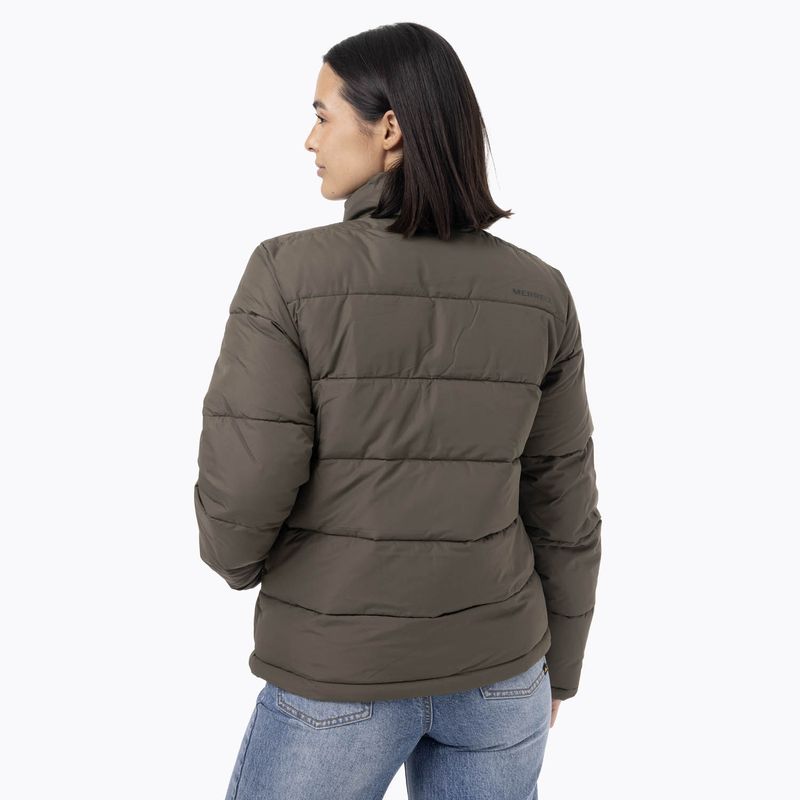 Parka Mujer Puffa Verde Merrell