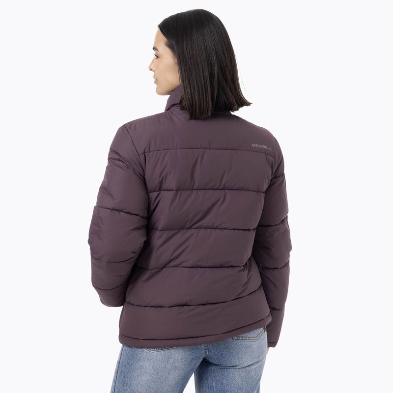 Parka Mujer Puffa Morado Merrell
