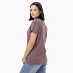 Polera Manga Corta Mujer Big Print Morado Merrell