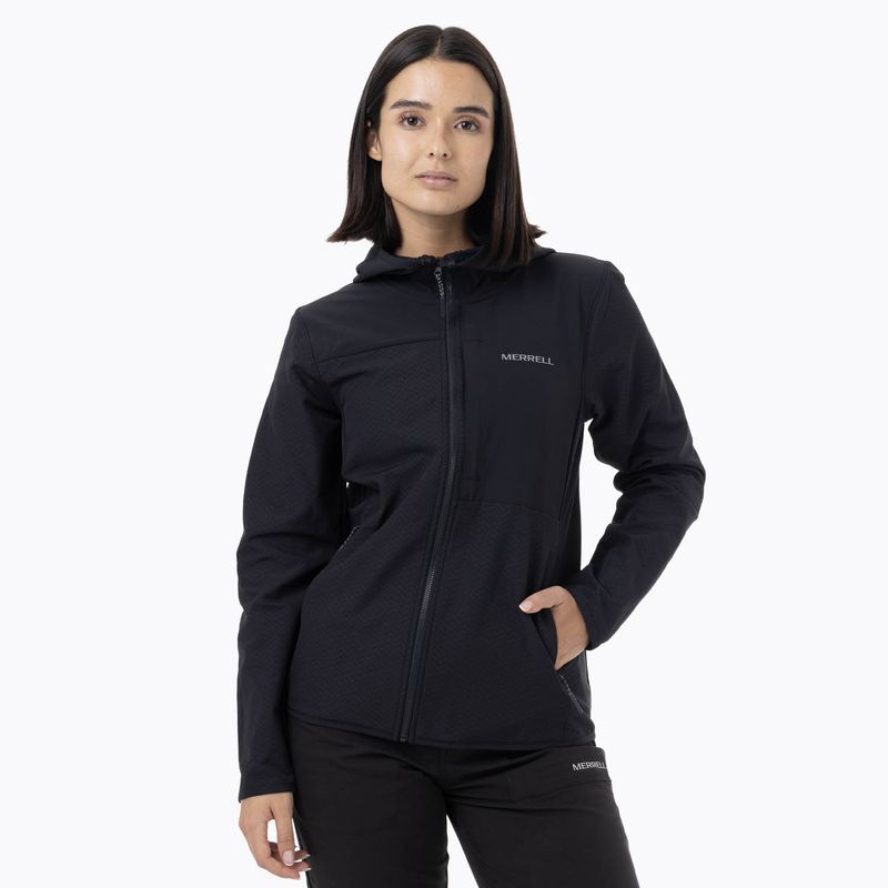 Poleron Mujer Mezeis Softshell Negro Merrell
