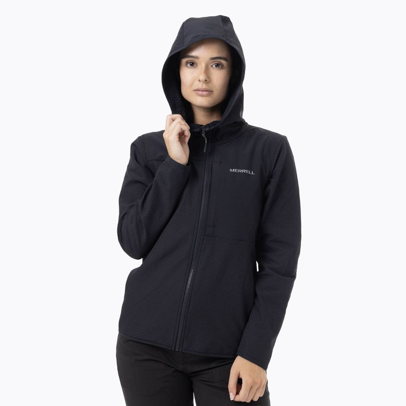 Poleron Mujer Mezeis Softshell Negro Merrell