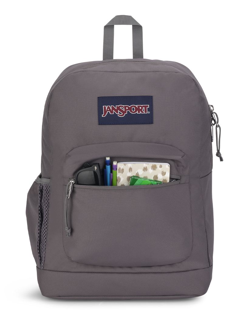 MOCHILA JANSPORT CROSS TOWN PLUS GRIS