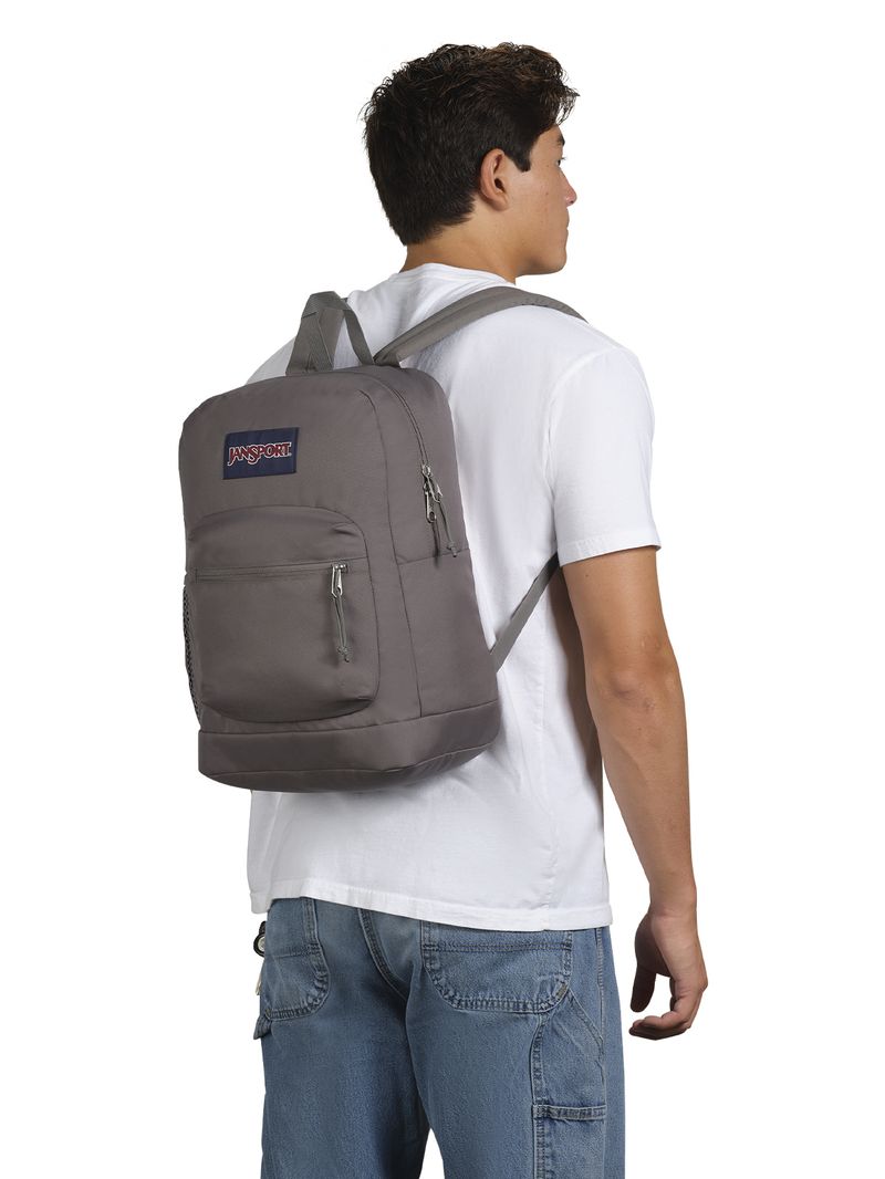 MOCHILA JANSPORT CROSS TOWN PLUS GRIS