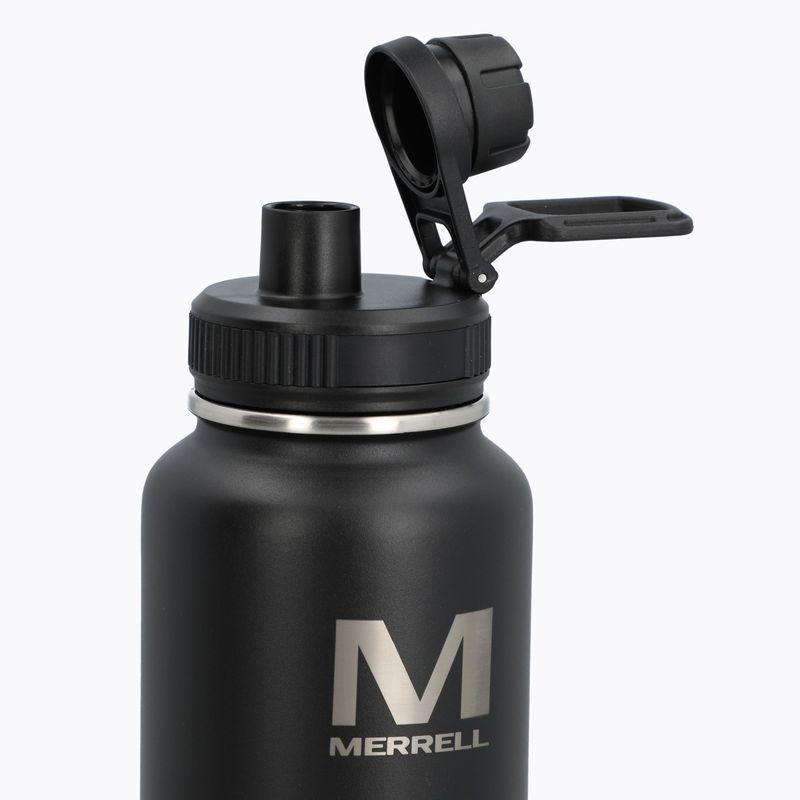 Botella Unisex Stainless Steel Double Wall Negro Merrell