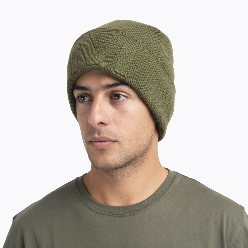 Gorro Unisex Beanie Logo Over Relief Verde Merrell