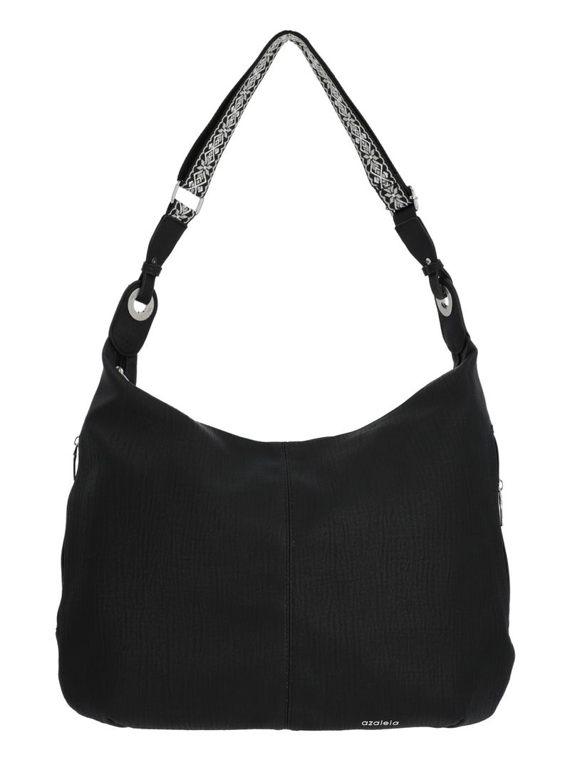 Cartera Mujer Alicia Hobo Negro Azaleia
