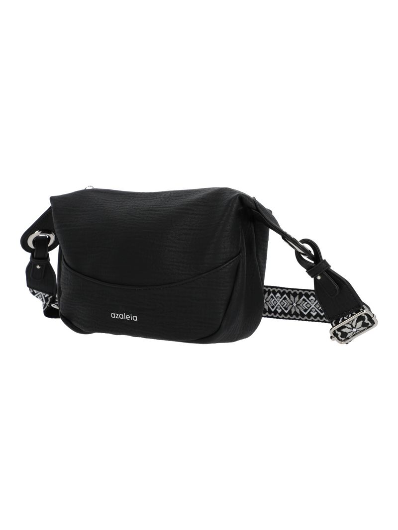 Cartera Mujer Nori Cross Negro Azaleia
