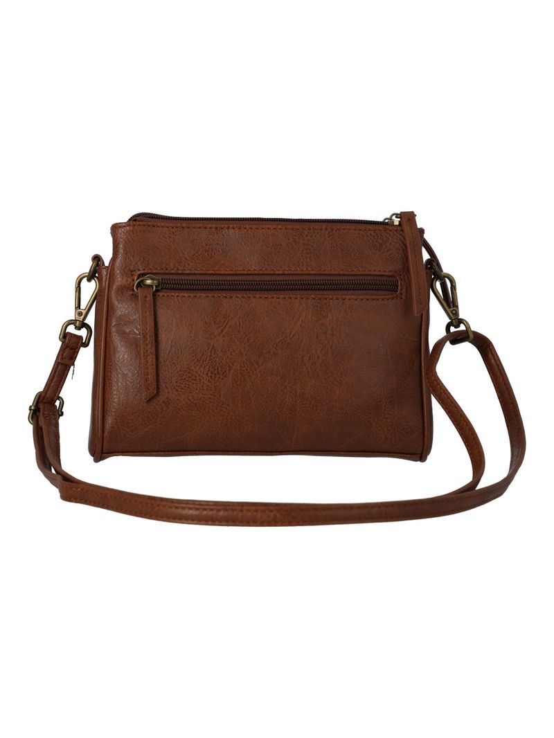 Cartera Mujer Elia Cross Café Azaleia