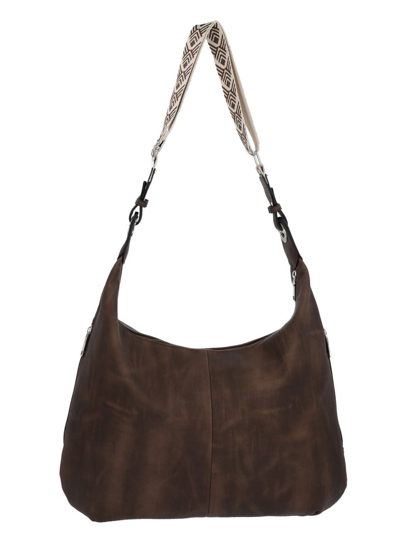Cartera Mujer Alicia Hobo Café Azaleia