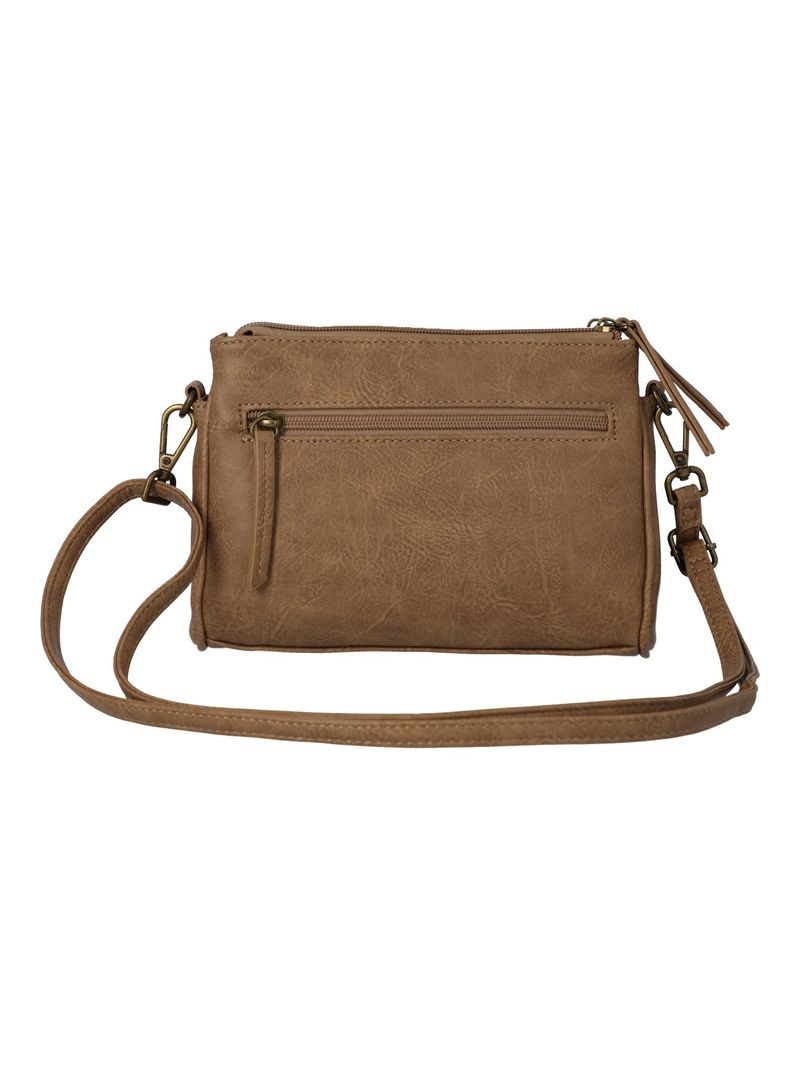 Cartera Mujer Elia Cross Café Azaleia