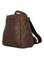 Cartera Mochila Mujer Paola Backbag Café Azaleia