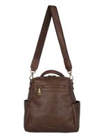 Cartera Mochila Mujer Paola Backbag Café Azaleia