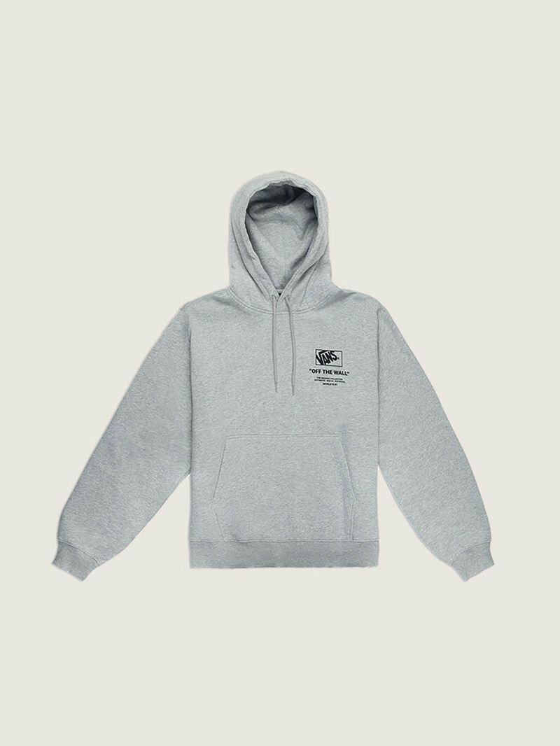 Poleron Hombre Stacked Hi Pullover Gris Vans