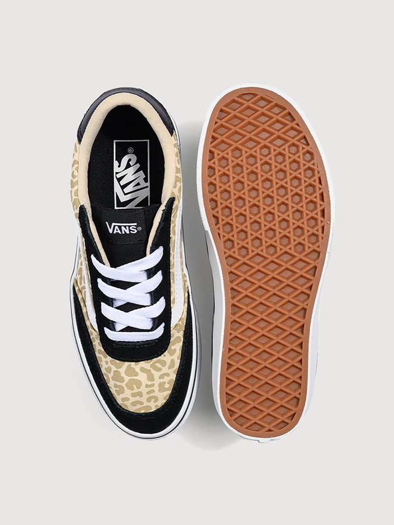 Zapatilla Junior (8 a 14 años) Brooklyn Ls Negro Vans