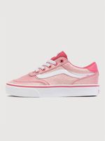 Zapatilla Junior (8 a 14 años) Brooklyn Ls Rosado Vans