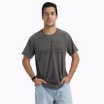 Polera Manga Corta Hombre Edeus Gris Oscuro Merrell