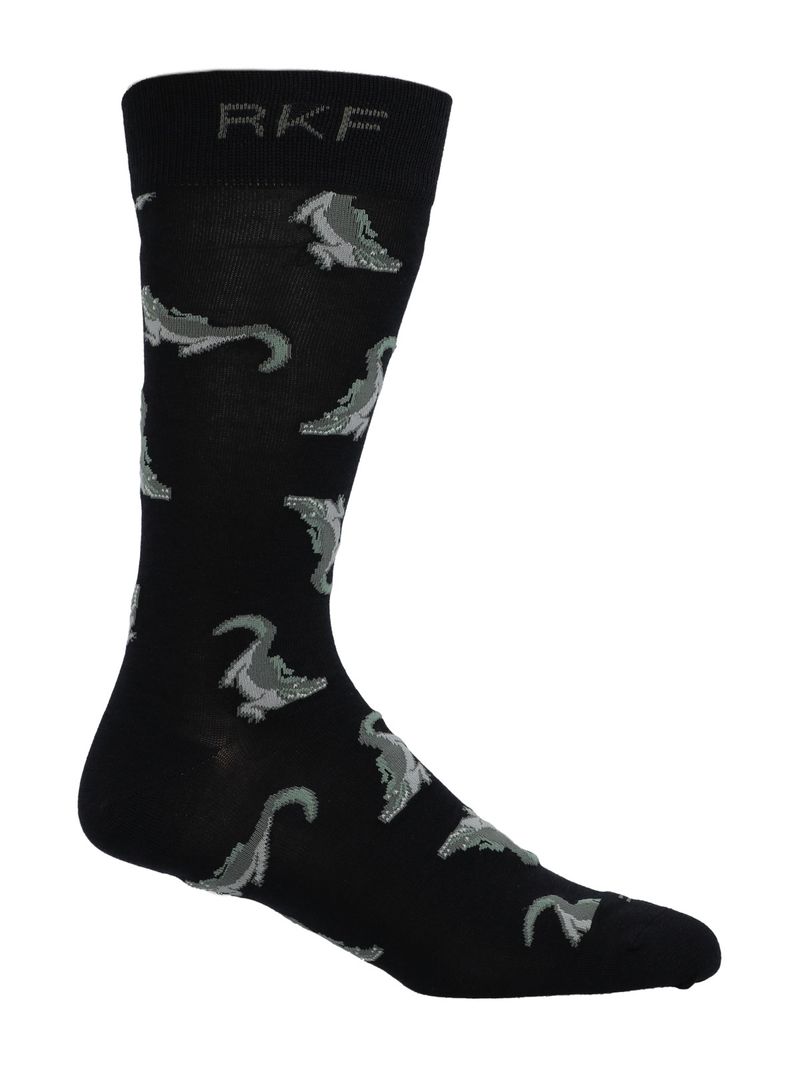 Calcetin Bambú Hombre C Croco Azul Rockford