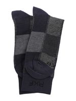 Calcetin Bambú Hombre C Tweed Azul Rockford