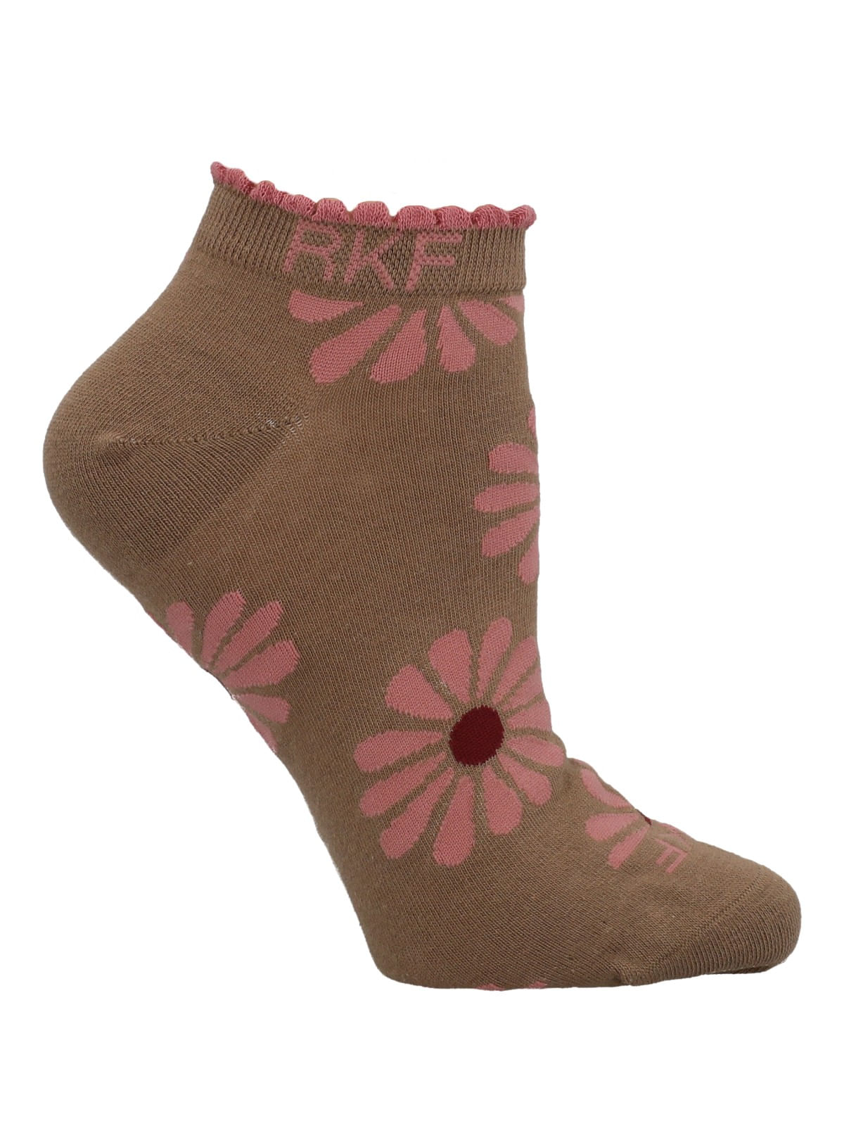 Calcetín Bambú Mujer Ped St Marghe Beige Rockford
