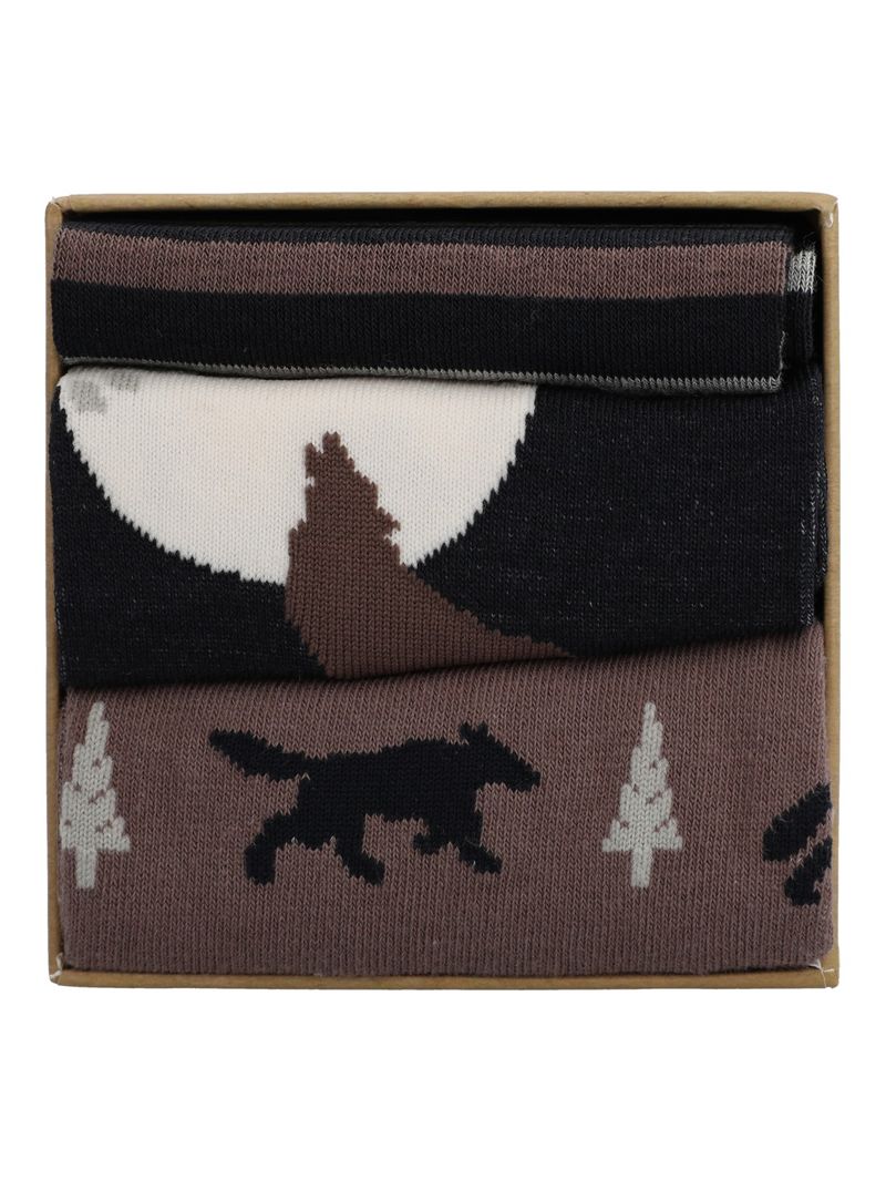 Calcetin Bambú Hombre Pack Gift Wlf Multicolor Rockford