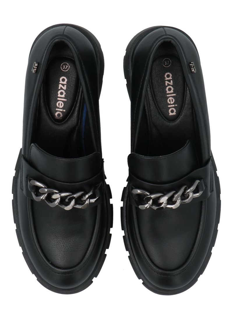 Mocasín Mujer Leeds Negro Azaleia