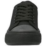 Zapatilla Mujer Lona Negro Azaleia