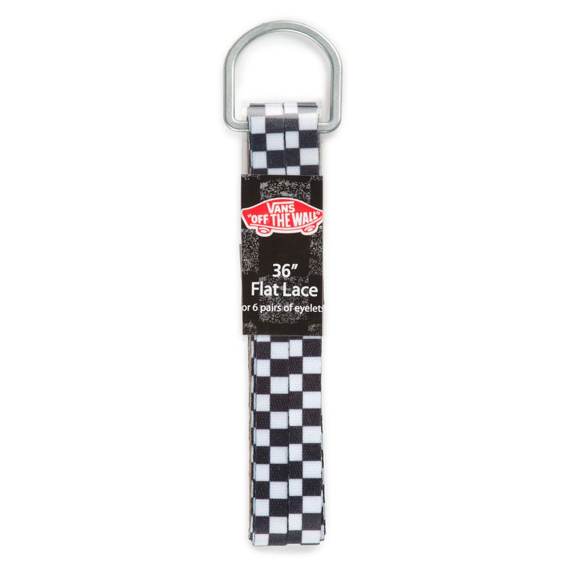 Cordones-Checkerboard-91-cm-Black-White