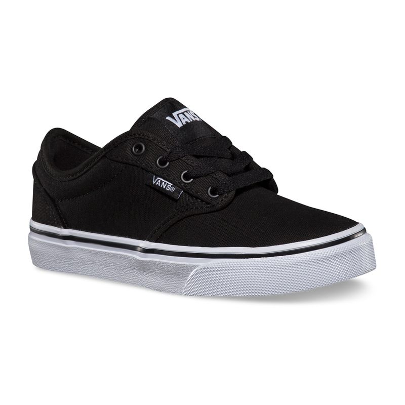 Zapatillas-Niño-Atwood-Canvas-Black-White