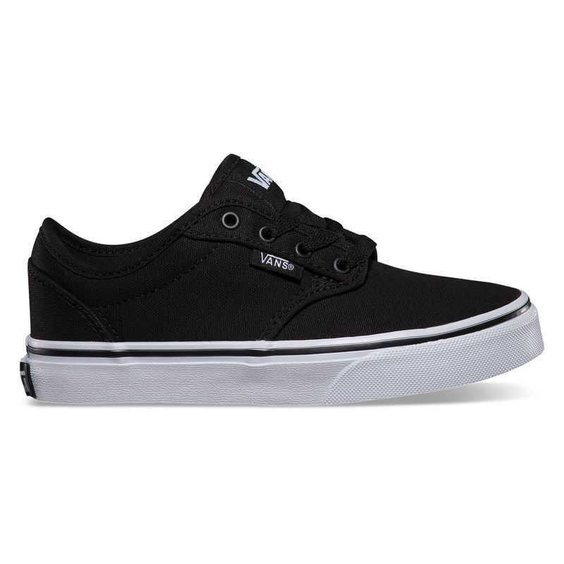 Zapatillas-Niño-Atwood-Canvas-Black-White