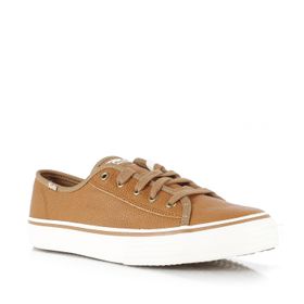 Zapatilla Mujer Dbl Up Leather Tan