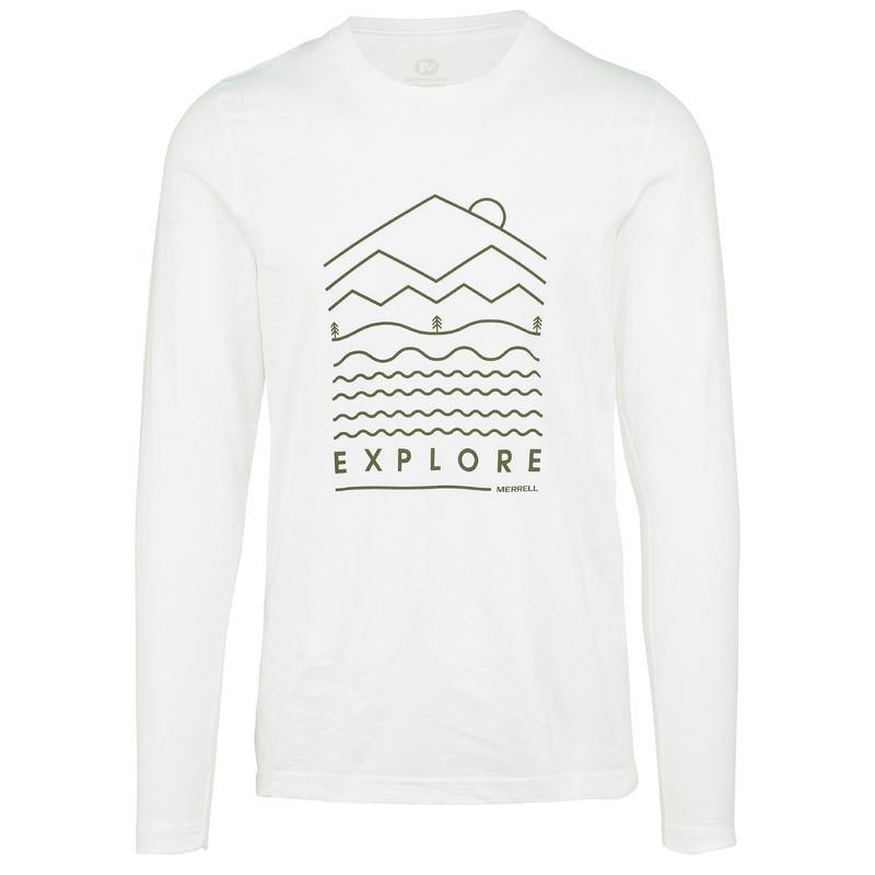 Polera Manga Larga Hombre Explore