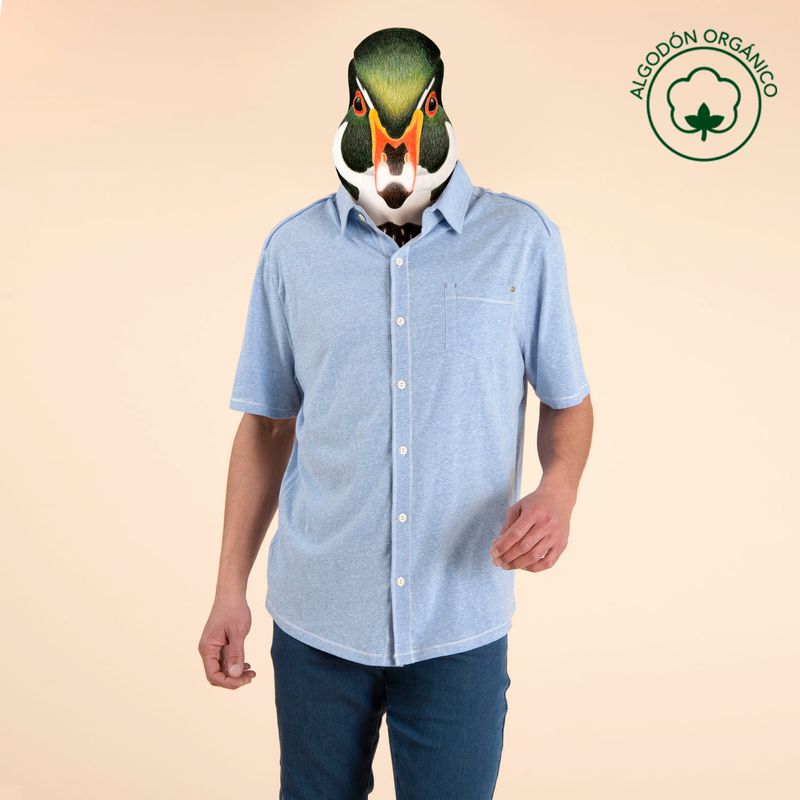 Camisa Hombre Jersey Algodón Orgánico