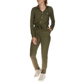 Jardinera Mujer Belted Jumpsuit