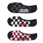 Calcetines-Classic-Super-No-Show--9.5-13-3Pk--Red-White-Check