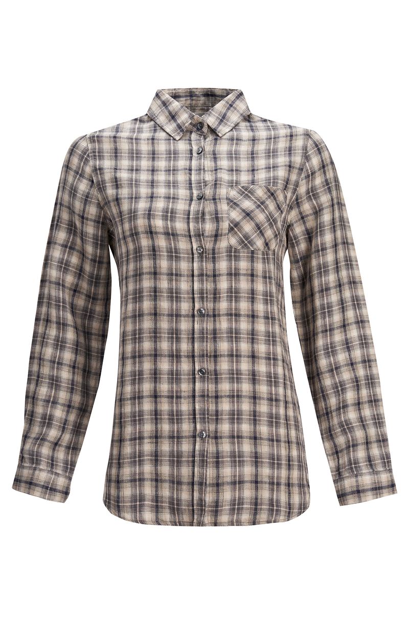 Blusa-Mujer-Marina-Lino-Organico