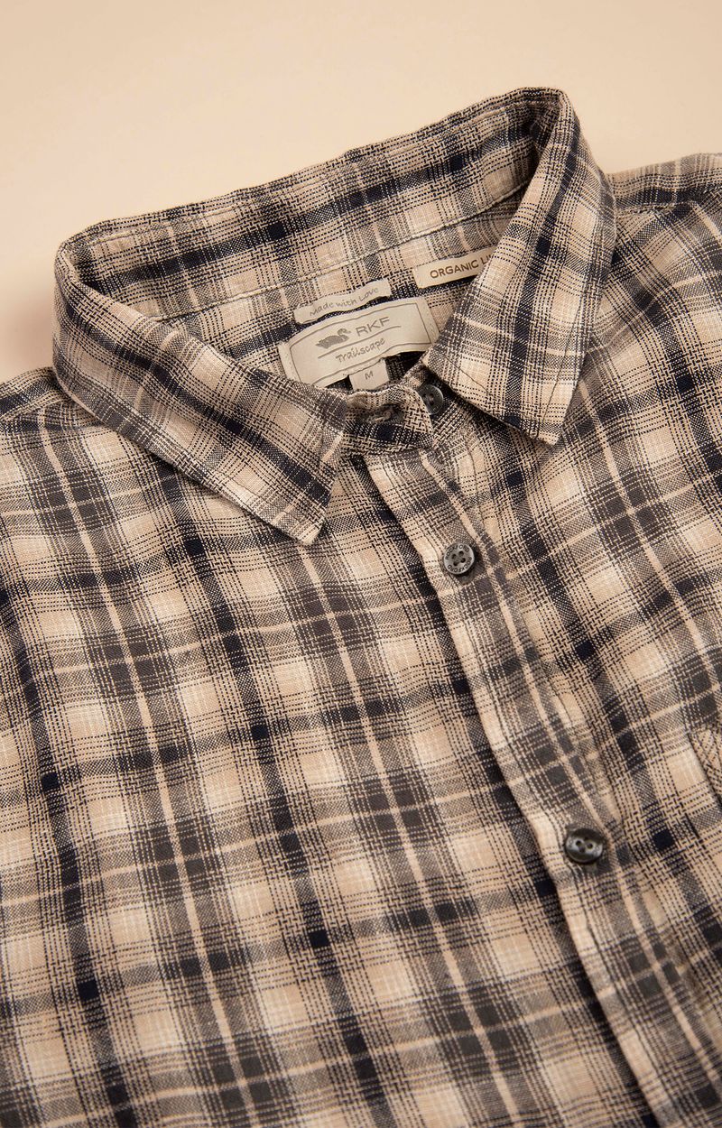 Blusa-Mujer-Marina-Lino-Organico