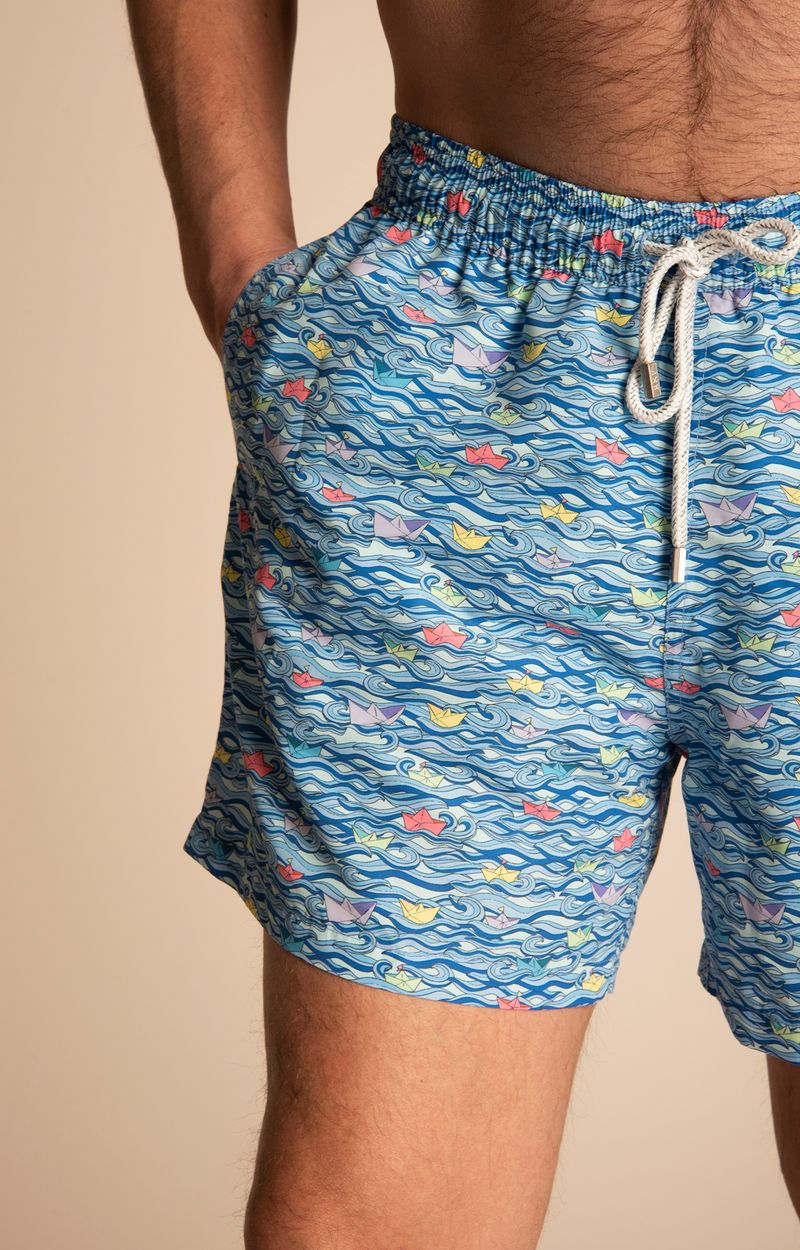 Traje De Baño Hombre Izam Fibras Recicladas