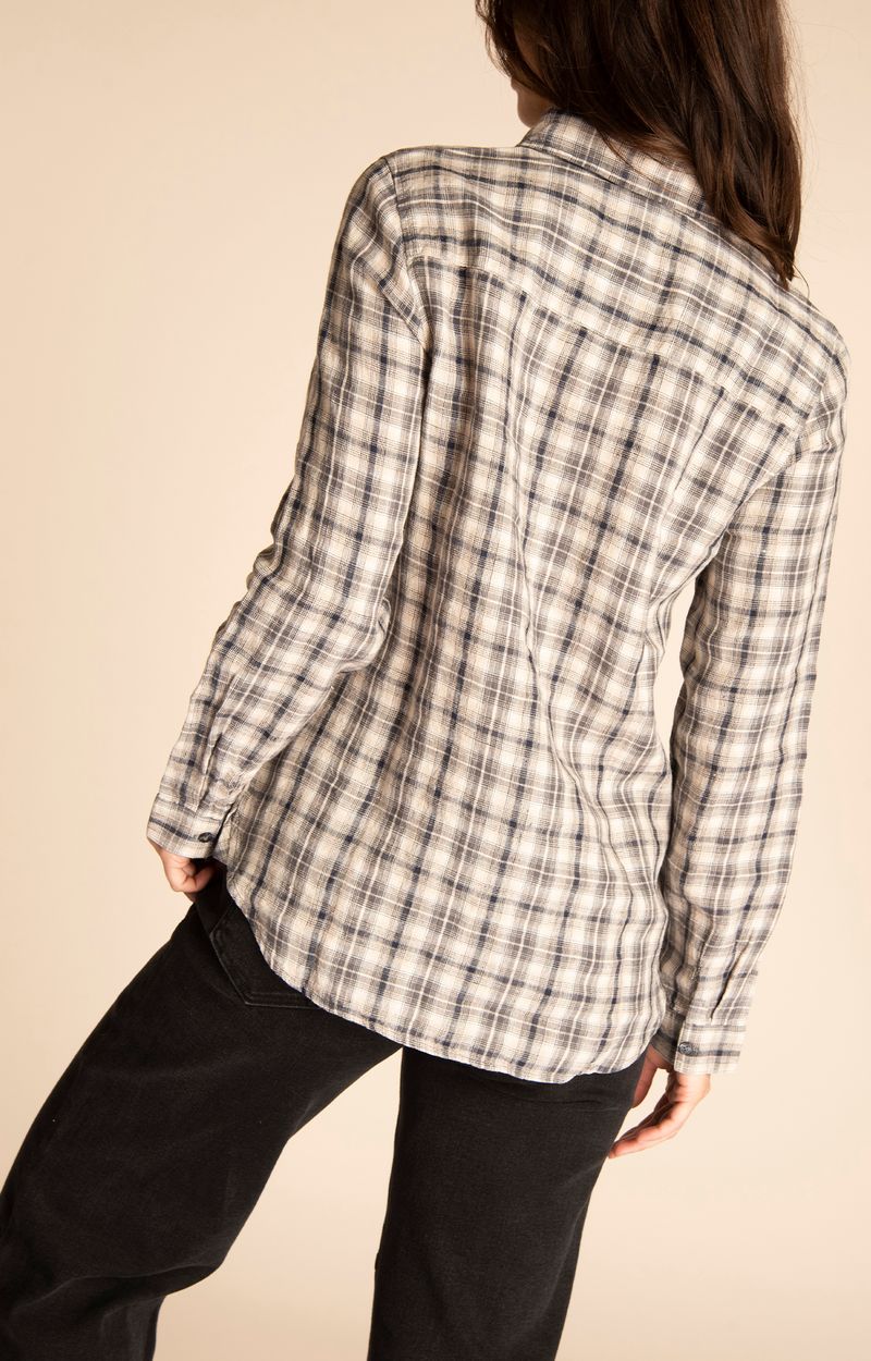 Blusa-Mujer-Marina-Lino-Organico