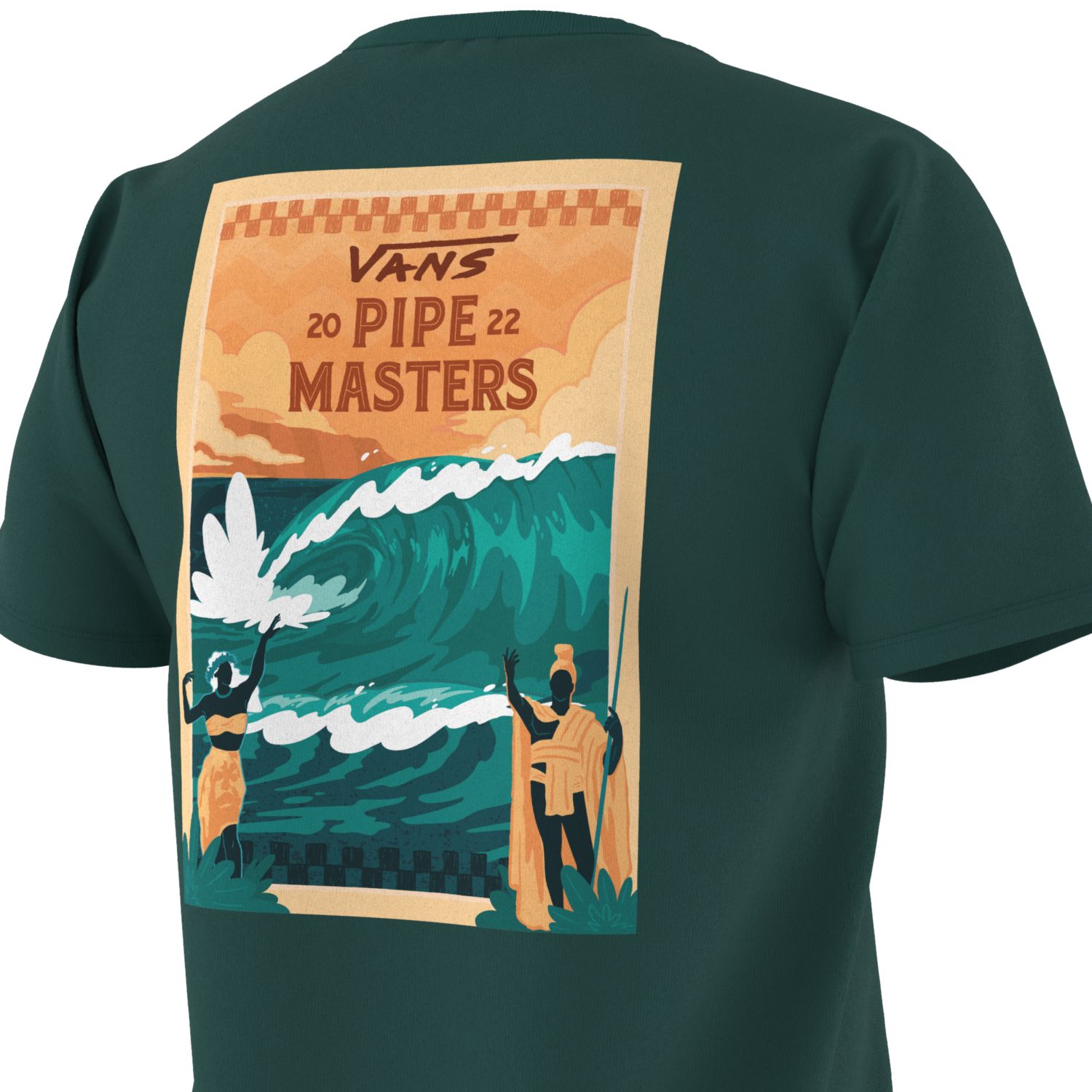 Polera 2022 Pipe Masters Ss Tee Botanical Garden Vans Chile Zapatos