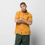 Camisa-Fatal-Floral-SS-Woven-Shirt-Golden-Yellow