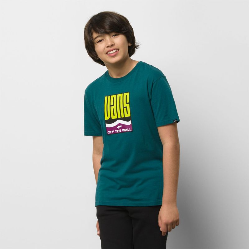 Polera-Vans-Maze-SS-Tee--8-14-Años--Teep-Teal