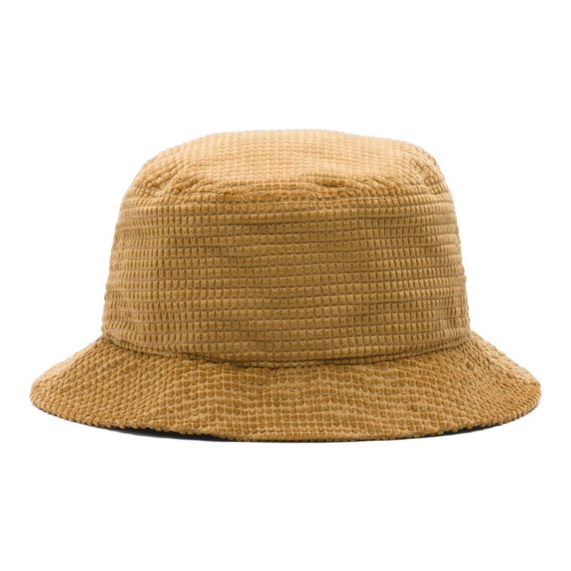 Gorro-Vans-Patch-Bucket-Bone-Brown